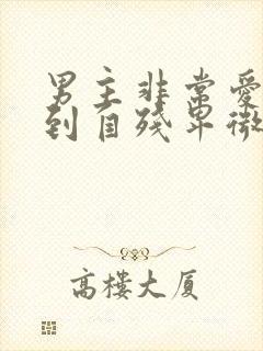 男主非常爱女主到自残卑微的小说