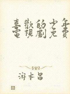 喜欢的少年是你电视剧免费观看