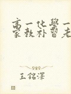 高一化学一对一家教补习老师