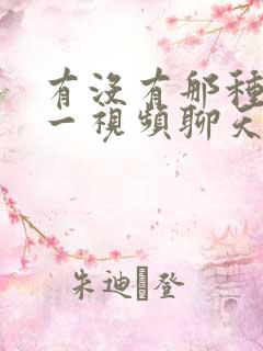 有没有那种一对一视频聊天的软件