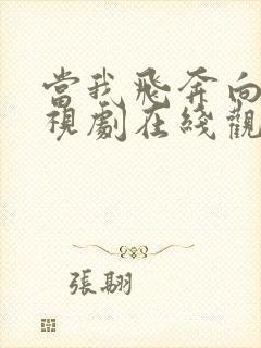 当我飞奔向你电视剧在线观看免费高清