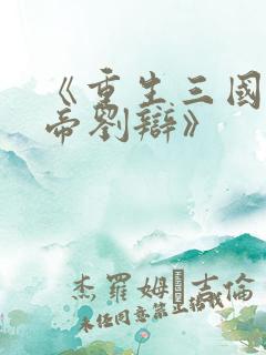 《重生三国当皇帝刘辩》