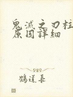 鬼灭之刃柱死亡原因详细