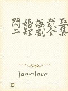 闪婚总裁娶一送二短剧全集免费观看