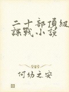 二十部顶级国安谍战小说