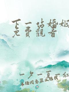 下一站婚姻在线免费观看