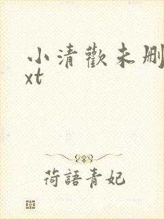 小清欢未删减txt