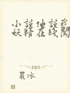 小说他说我是小妖精在线阅读