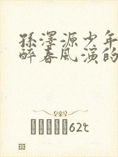 孙泽源少年白马醉春风演的谁