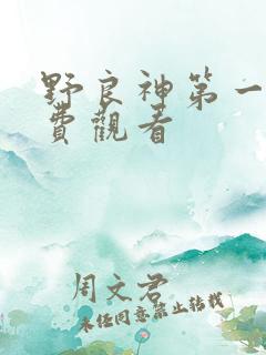野良神第一季免费观看