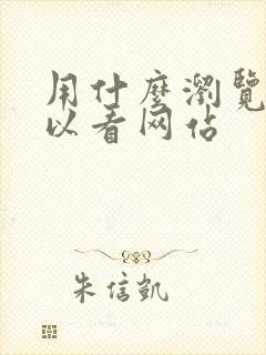 用什么浏览器可以看网站