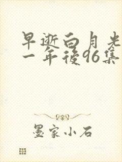 早逝白月光穿十一年后96集全免