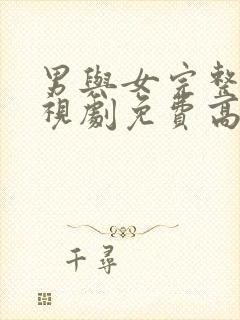 男与女完整版电视剧免费高清韩剧