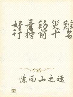 好看的灾难片排行榜前十名电影