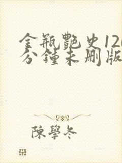 金瓶艳史120分钟未删版