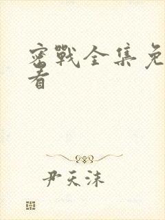 密战全集免费观看