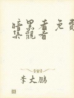 暗黑者 免费全集观看