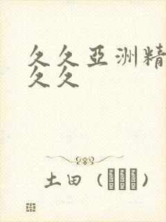 久久亚洲精品久久久