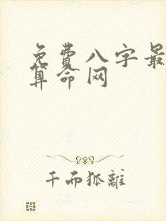 免费八字最准的算命网