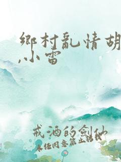 乡村乱情胡秀英,小雷