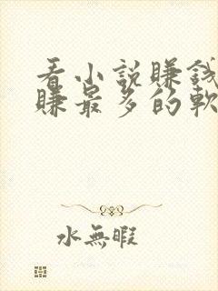 看小说赚钱哪个赚最多的软件