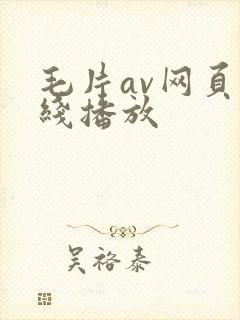 毛片av网页在线播放
