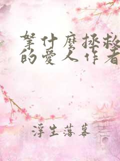 拿什么拯救你我的爱人作者