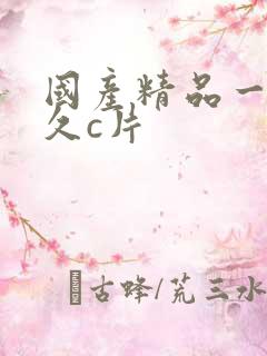 国产精品一级久久c片