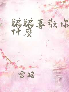 骗骗喜欢你讲了什么