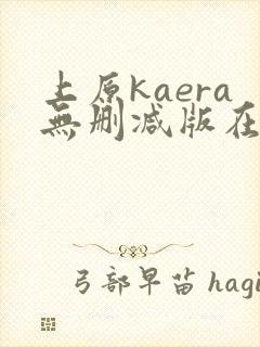 上原kaera无删减版在线播放