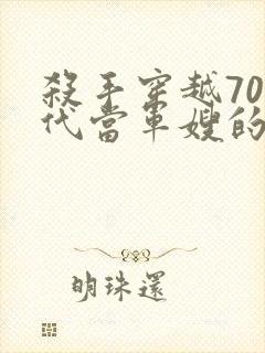 杀手穿越70年代当军嫂的小说