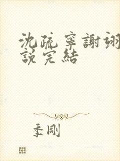 沈疏宁谢翊川小说完结