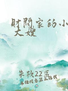 财阀家的小儿子 大嫂