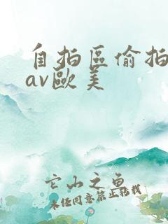 自拍区偷拍亚洲av欧美