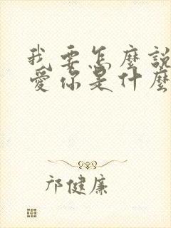 我要怎么说才能爱你是什么歌