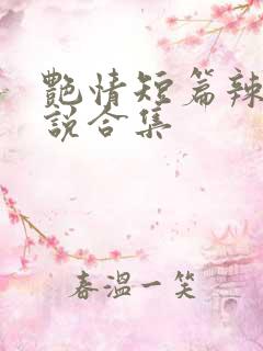 艳情短篇辣文小说合集