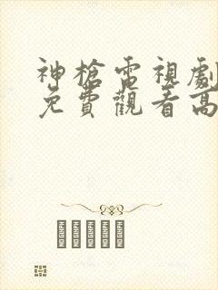 神枪电视剧全集免费观看高清完整版