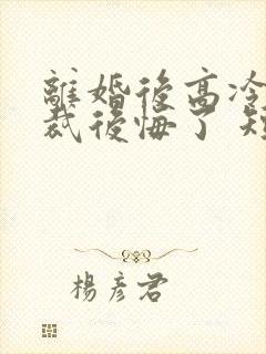 离婚后高冷女总裁后悔了 短剧