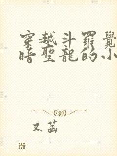 穿越斗罗觉醒光暗圣龙的小说