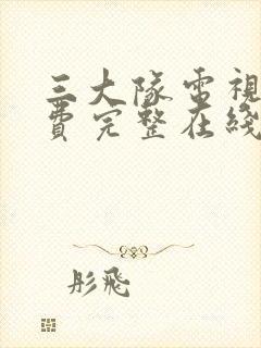 三大队电视剧免费完整在线观看国语高清