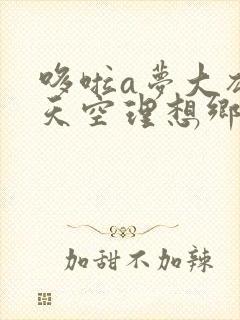 哆啦a梦大雄与天空理想乡