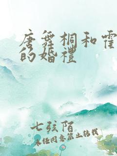 唐舞桐和霍雨浩的婚礼