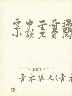 云中子奇遇武侠小说免费阅读