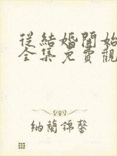 从结婚开始恋爱全集免费观看电视剧