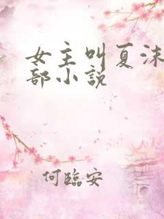 女主叫夏沫的全部小说