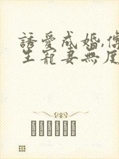 诱爱成婚,傅先生宠妻无度短剧