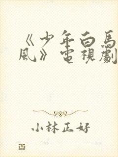 《少年白马醉春风》电视剧免费