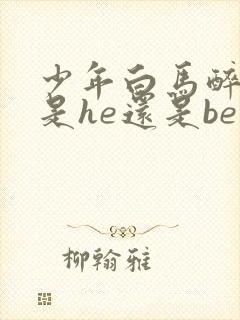 少年白马醉春风是he还是be