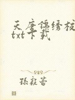 天唐锦绣校对版txt下载
