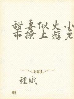 甜妻似火小妻不乖撩上瘾免费阅读